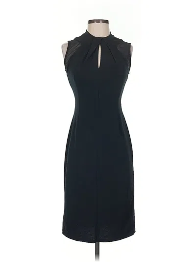 Pre-owned Inc International Concepts Cocktail Dress In Black