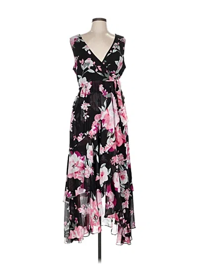 Pre-owned Inc International Concepts Cocktail Dress In Black