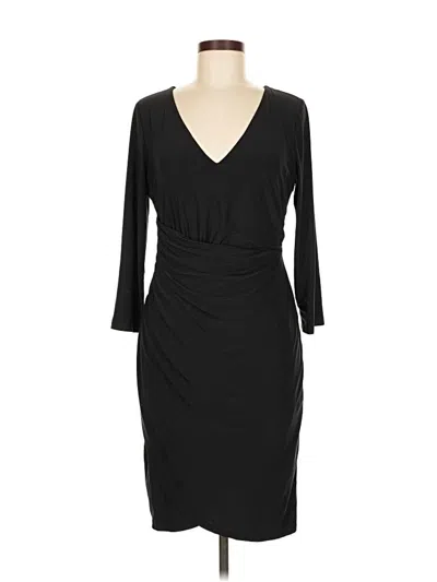 Pre-owned Inc International Concepts Cocktail Dress In Black