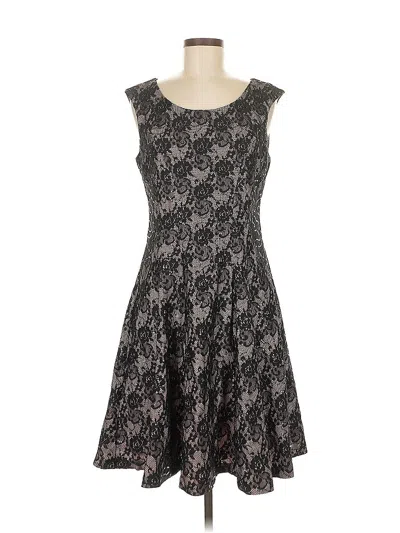 Pre-owned Inc International Concepts Cocktail Dress In Black