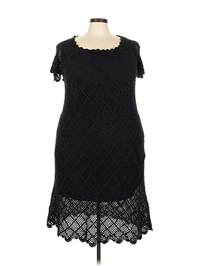 Pre-owned Inc International Concepts Cocktail Dress In Black