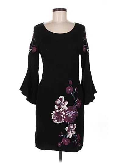 Pre-owned Inc International Concepts Cocktail Dress In Black