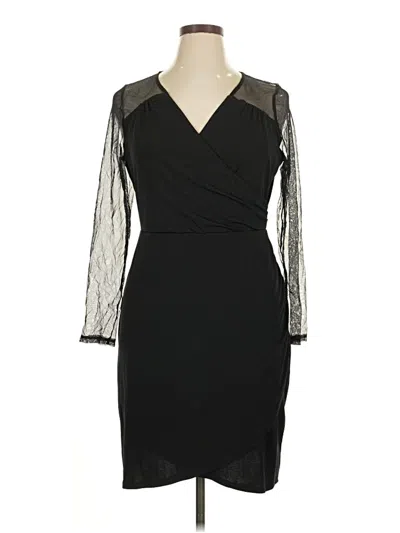 Pre-owned Inc International Concepts Cocktail Dress In Black