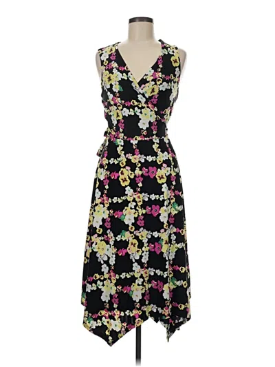 Pre-owned Inc International Concepts Cocktail Dress In Black