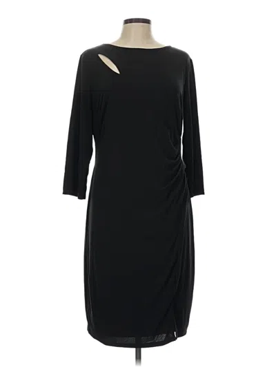 Pre-owned Inc International Concepts Cocktail Dress In Black