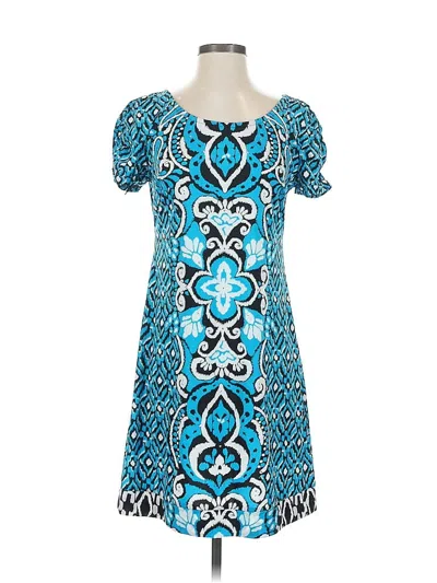 Pre-owned Inc International Concepts Cocktail Dress In Blue