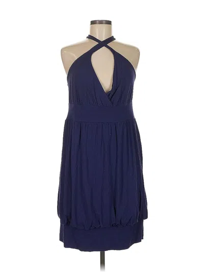 Pre-owned Inc International Concepts Cocktail Dress In Blue