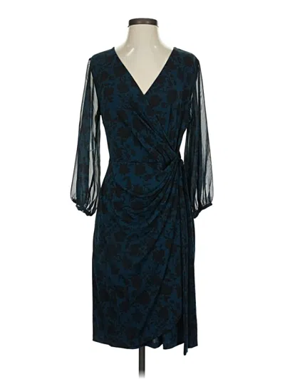 Pre-owned Inc International Concepts Cocktail Dress In Blue