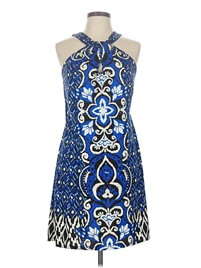 Pre-owned Inc International Concepts Cocktail Dress In Blue