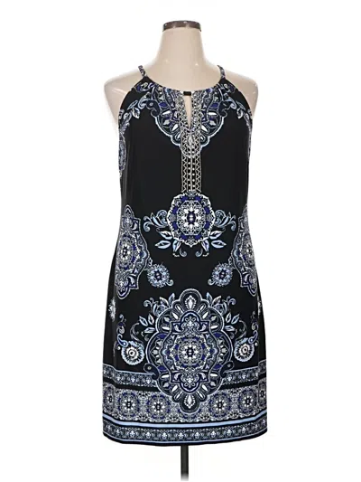 Pre-owned Inc International Concepts Cocktail Dress In Blue