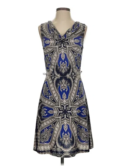 Pre-owned Inc International Concepts Cocktail Dress In Blue