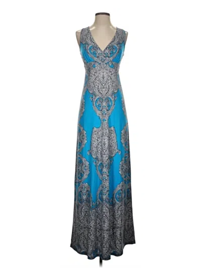 Pre-owned Inc International Concepts Cocktail Dress In Blue