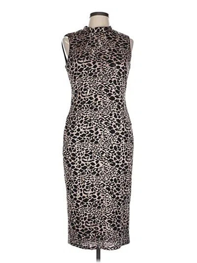 Pre-owned Inc International Concepts Cocktail Dress In Brown