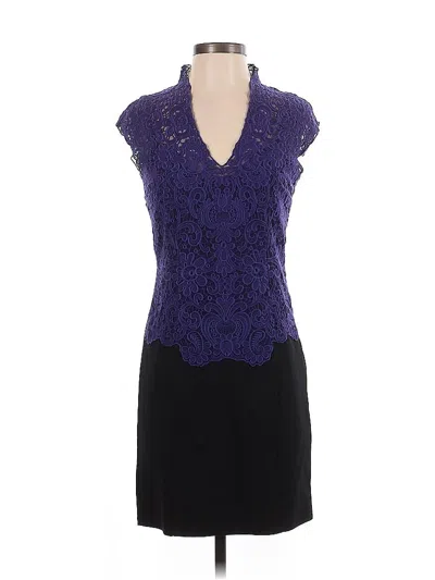 Pre-owned Inc International Concepts Cocktail Dress In Purple