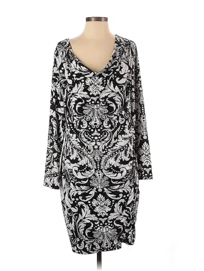 Pre-owned Inc International Concepts Cocktail Dress In Silver