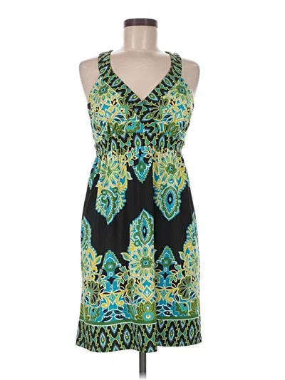 Pre-owned Inc International Concepts Cocktail Dress In Teal