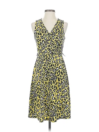 Pre-owned Inc International Concepts Cocktail Dress In Yellow
