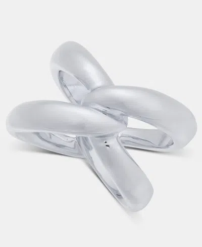 Inc International Concepts Cross Ring, Macy's Exclusive In Silver