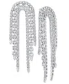 INC INTERNATIONAL CONCEPTS CRYSTAL & CHAIN LOOPED STATEMENT EARRINGS, CREATED FOR MACY'S