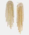 Inc International Concepts Crystal Shaky Chandelier Earrings, Macy's Exclusive In Gold