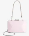Inc International Concepts Crystal Top Handle Mini Satin Frame Bag, Exclusively At Macy's In Pink Dogwo