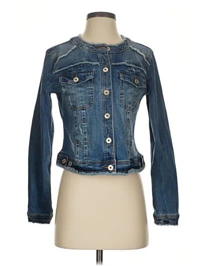 Pre-owned Inc International Concepts Denim Jacket In Blue