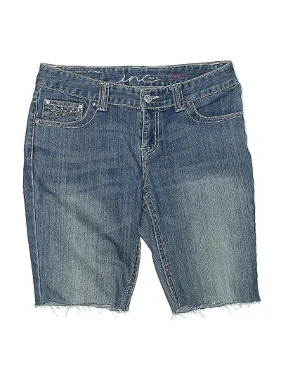 Pre-owned Inc International Concepts Denim Shorts In Blue