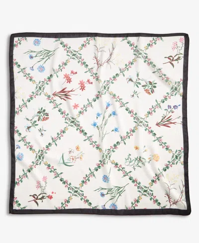Inc International Concepts Diamond Garden Floral Square Scarf, Macy's Exclusive In White