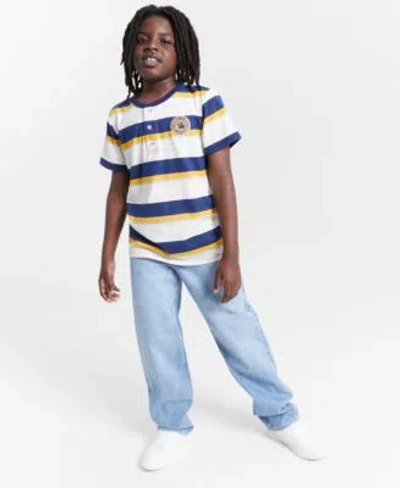 Inc International Concepts Kids' Epic Threads Big Boys Striped Henley T Shirt Relaxed Bigleaf Jeans I.n.c International Concepts Litt In Multi
