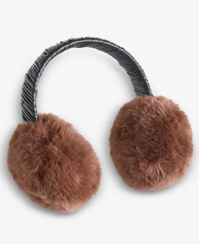 Inc International Concepts Faux Fur Earmuffs, Macy's Exclusive In Brown
