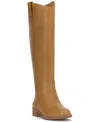 Inc International Concepts Fawne Leather Knee High Boots, Created For Macy's In Brown