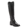 Inc International Concepts Fawne Womens Black Leather Riding Boots Lion672 In Black