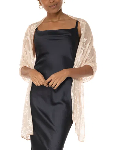 Inc International Concepts Floral Evening Wrap, Created For Macy's In Blush
