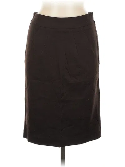 Pre-owned Inc International Concepts Formal Skirt In Brown