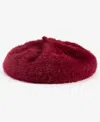 Inc International Concepts Fuzzy Knit Beret, Macy's Exclusive In Red