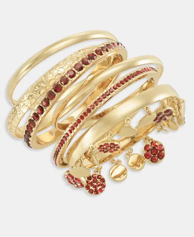 Inc International Concepts Gold-tone 7-pc. Set Crystal Bangle Bracelets, Exclusively At Macy's