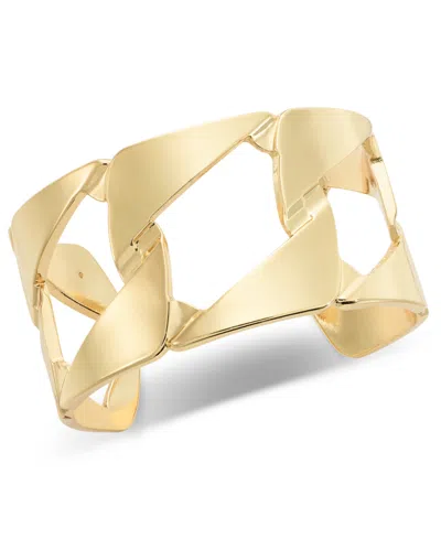 Inc International Concepts Gold-tone Big Chain Link Cuff Bracelet, Created For Macy's