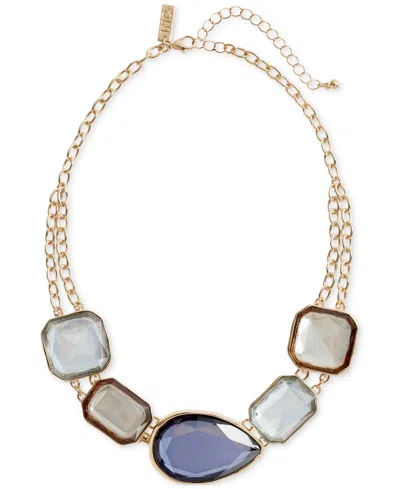 Inc International Concepts Gold-tone Color Stone Statement Necklace, 16" + 3" Extender, Exclusively At Macy's In Turquoise