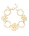 Inc International Concepts Gold-tone Flower Statement Flex Bracelet, Exclusively At Macy's In Gold