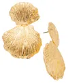 Inc International Concepts Gold-tone Shell Statement Earrings, Exclusively At Macy's