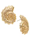 Inc International Concepts Gold-tone Shell Statement Stud Earrings, Exclusively At Macy's