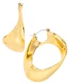 Inc International Concepts Gold-tone Twisted Hoop Earrings, Exclusively At Macy's In Gold
