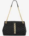 Inc International Concepts Harrper Aurora Quilted Shoulder Bag, Exclusively At Macy's In Black