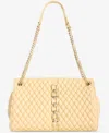 Inc International Concepts Harrper Aurora Quilted Shoulder Bag, Exclusively At Macy's In Double Cream