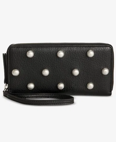 Inc International Concepts Hazell Studded Wallet, Macy's Exclusive In Black