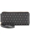 Inc International Concepts Hazell Zip Around Floral Wristlet, Created For Macy's In Black,gold
