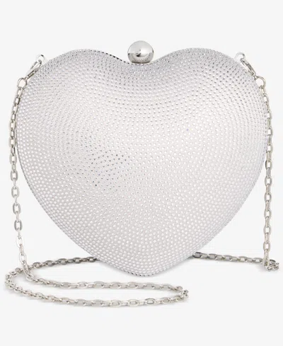 Inc International Concepts Heart Minaudier Bag, Created For Macy's In White
