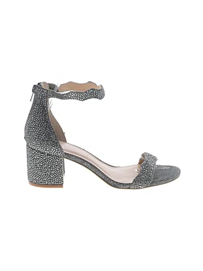 Pre-owned Inc International Concepts Heels In Silver
