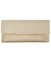 Inc International Concepts Hether Shiny Mesh Clutch, Created For Macy's In Gold,gold