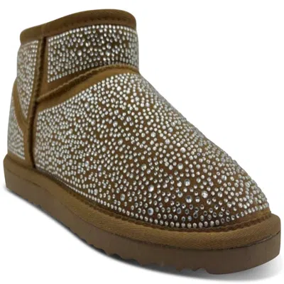 Inc International Concepts I. N.c. International Concepts Ariee Boots Women's Brown Faux Fur Lined Lion198 In Silver